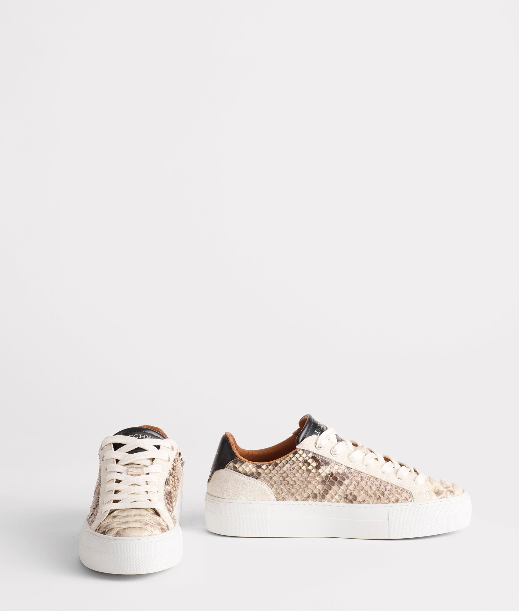 Mosaico Lace Up Sneaker :: White - Image 2