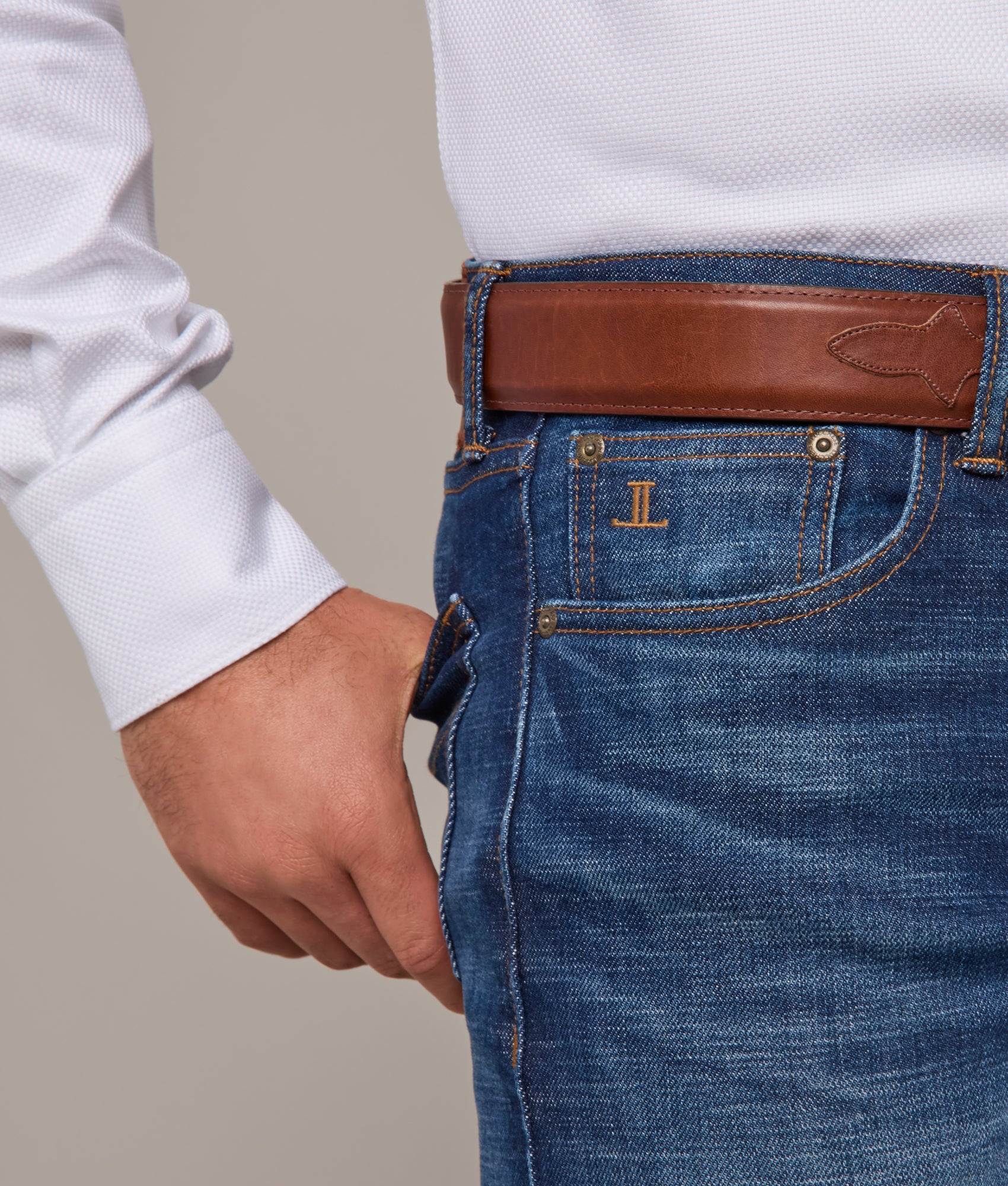 Jesse Men's Slim Straight Jean :: Mirage - Image 4