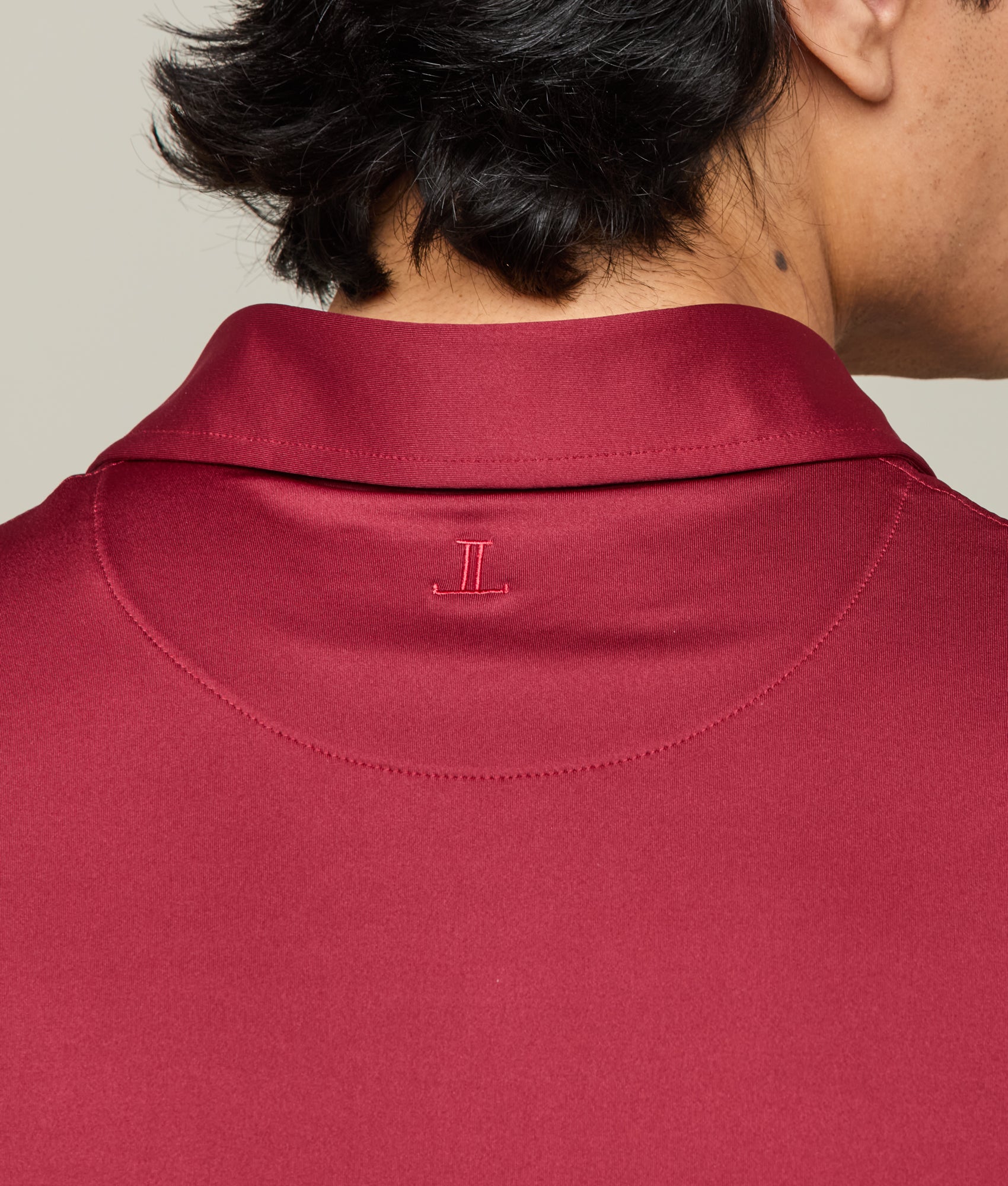 Lucchese Golf Polo :: Texas A&M Maroon - Image 4