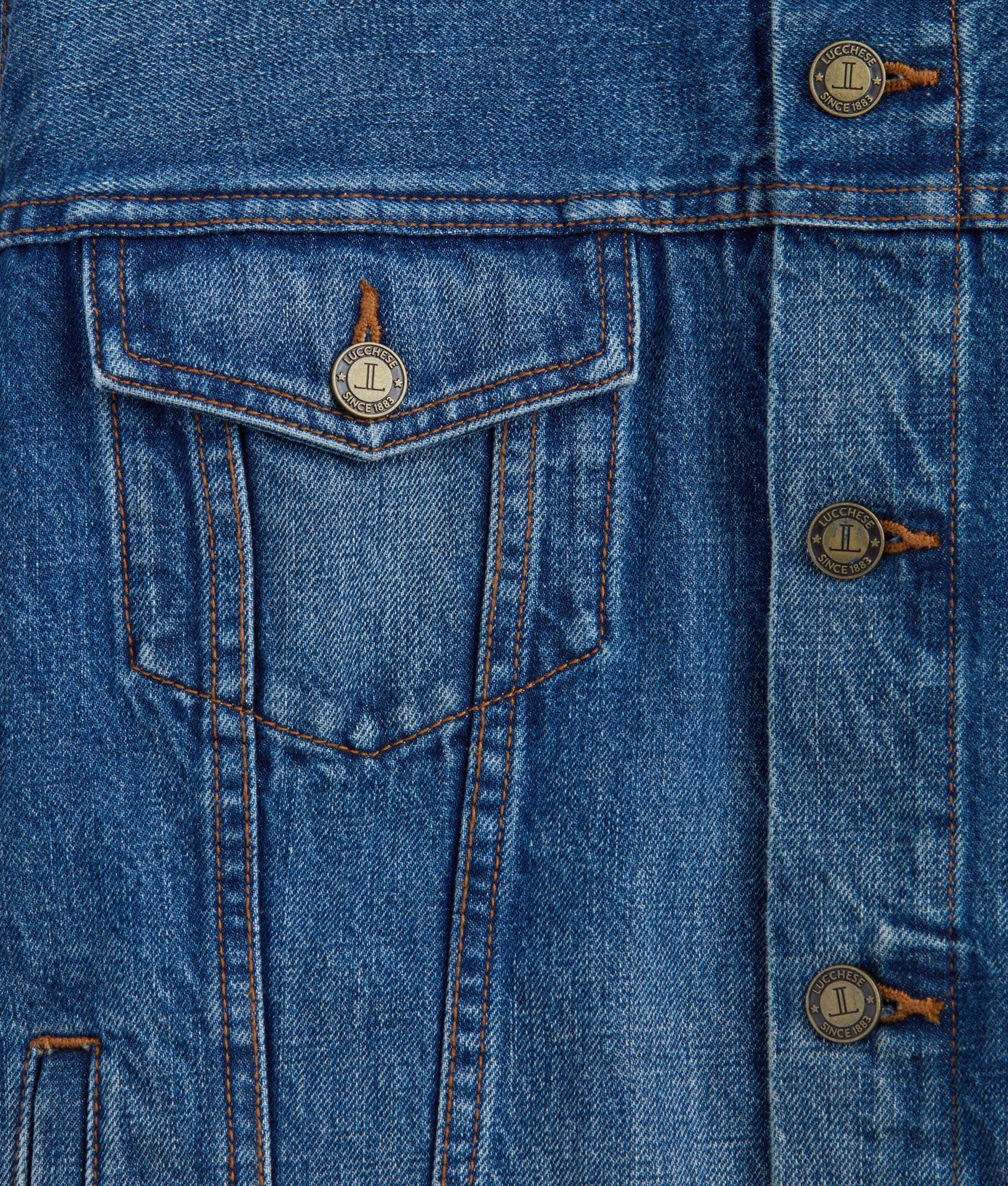 Earl Denim Trucker Jacket :: Saddleback Blue - Image 11