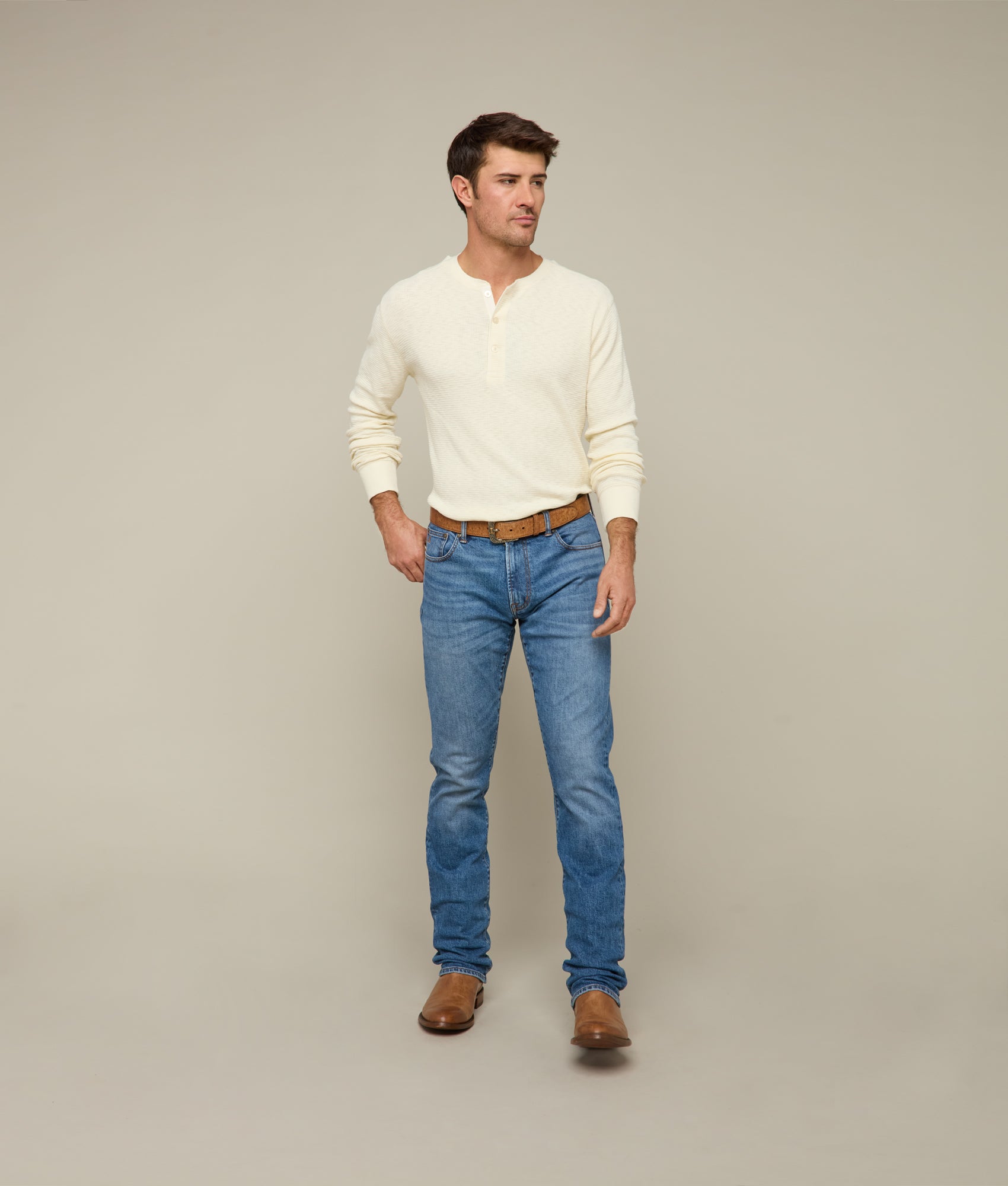 Jesse Men's Slim Straight Jean :: True Blue - Image 2