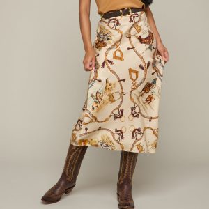 Carolina Skirt :: Cream/Multi