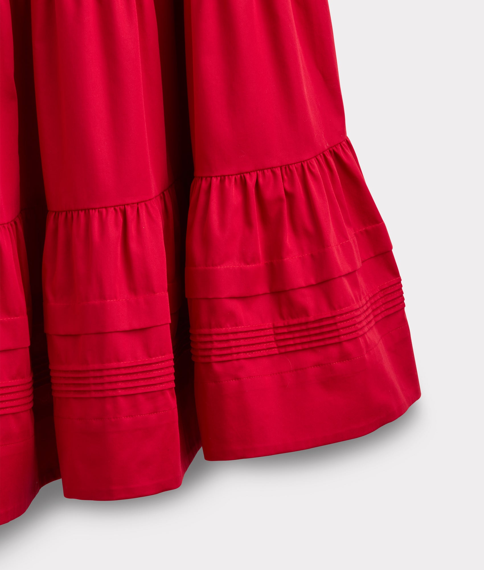 Dakota Tiered Skirt :: Red - Image 9
