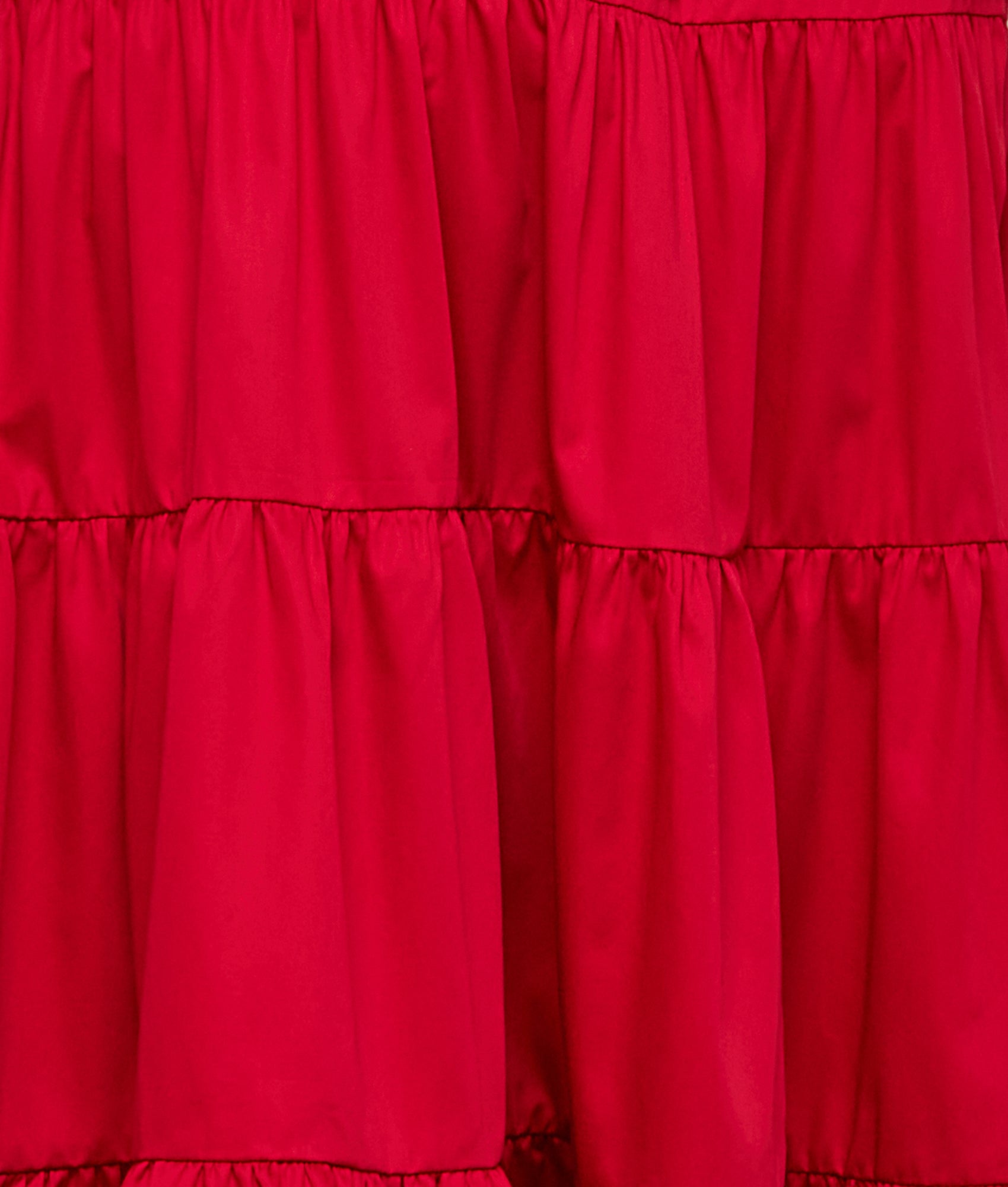 Dakota Tiered Skirt :: Red - Image 10
