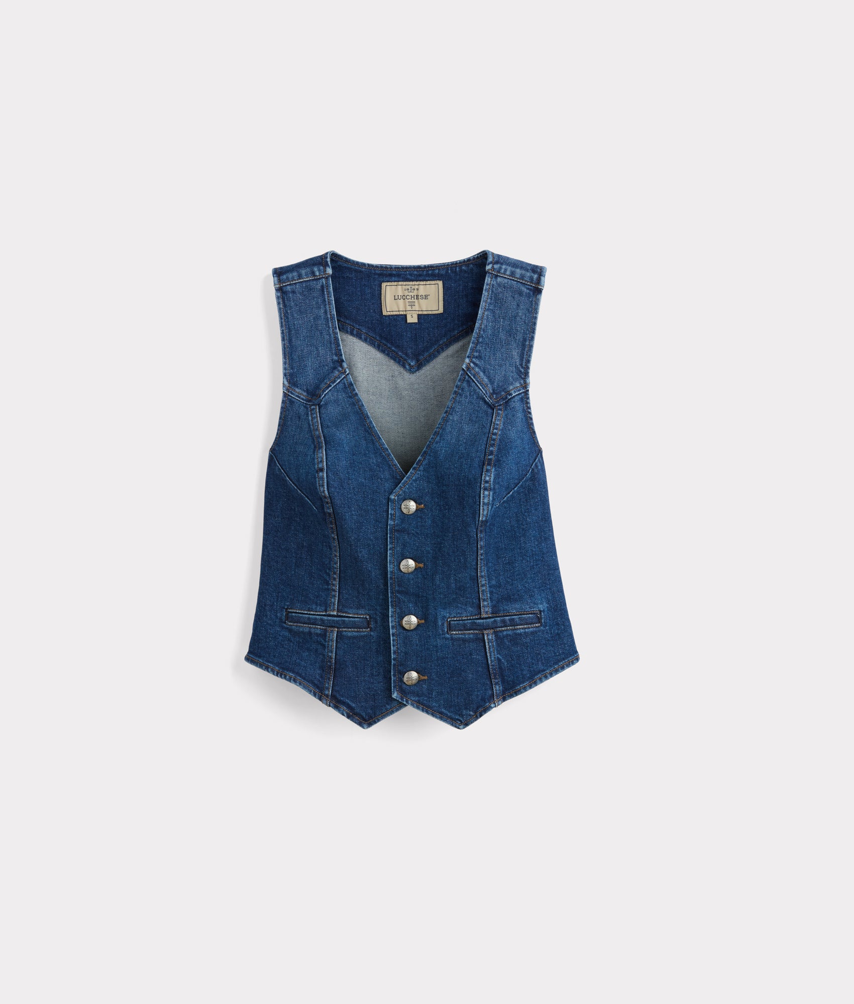 Riley Denim Vest :: Summer Moon