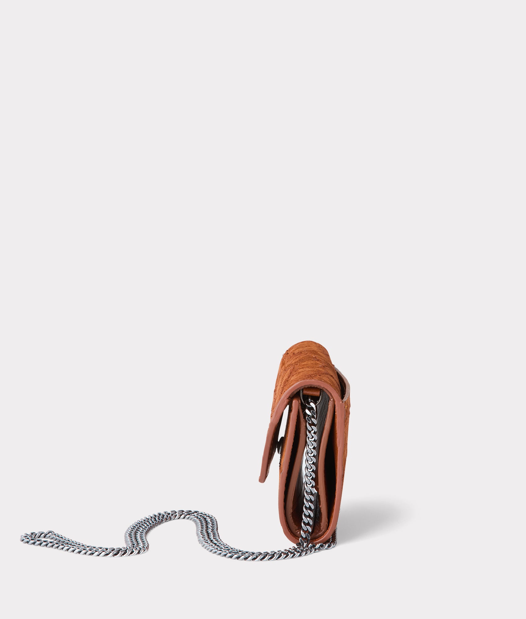 Exotic Short Wallet On A Chain :: Cognac - Image 10