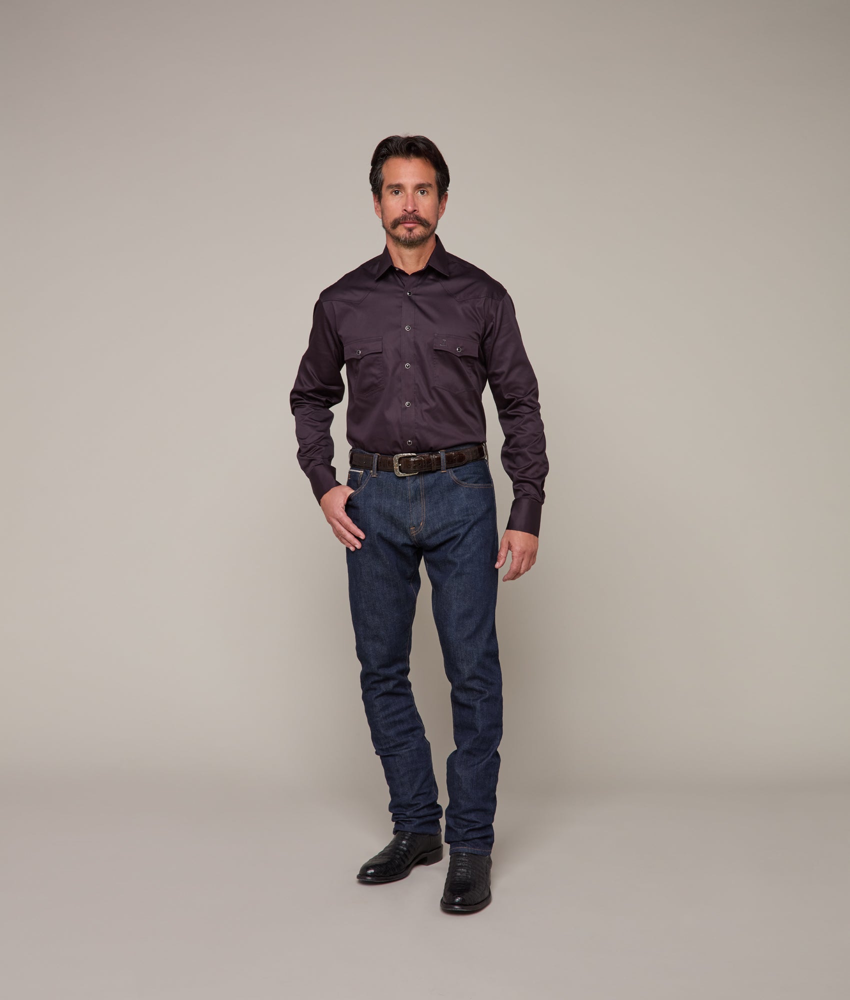 Lucchese x Chris Stapleton Classic Fit :: Black - Image 2