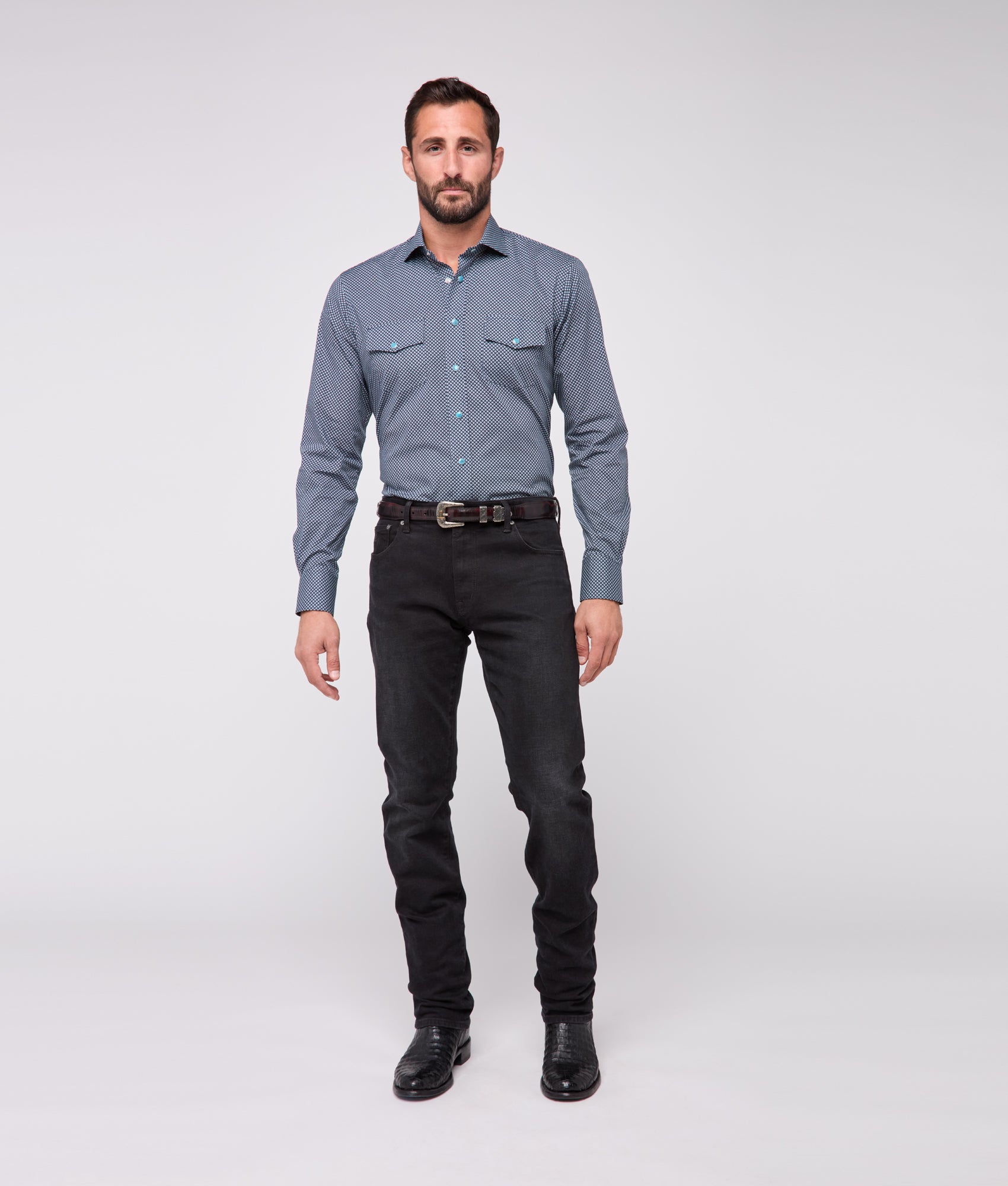 El Paso Classic Fit :: Grey/Multi - Image 2