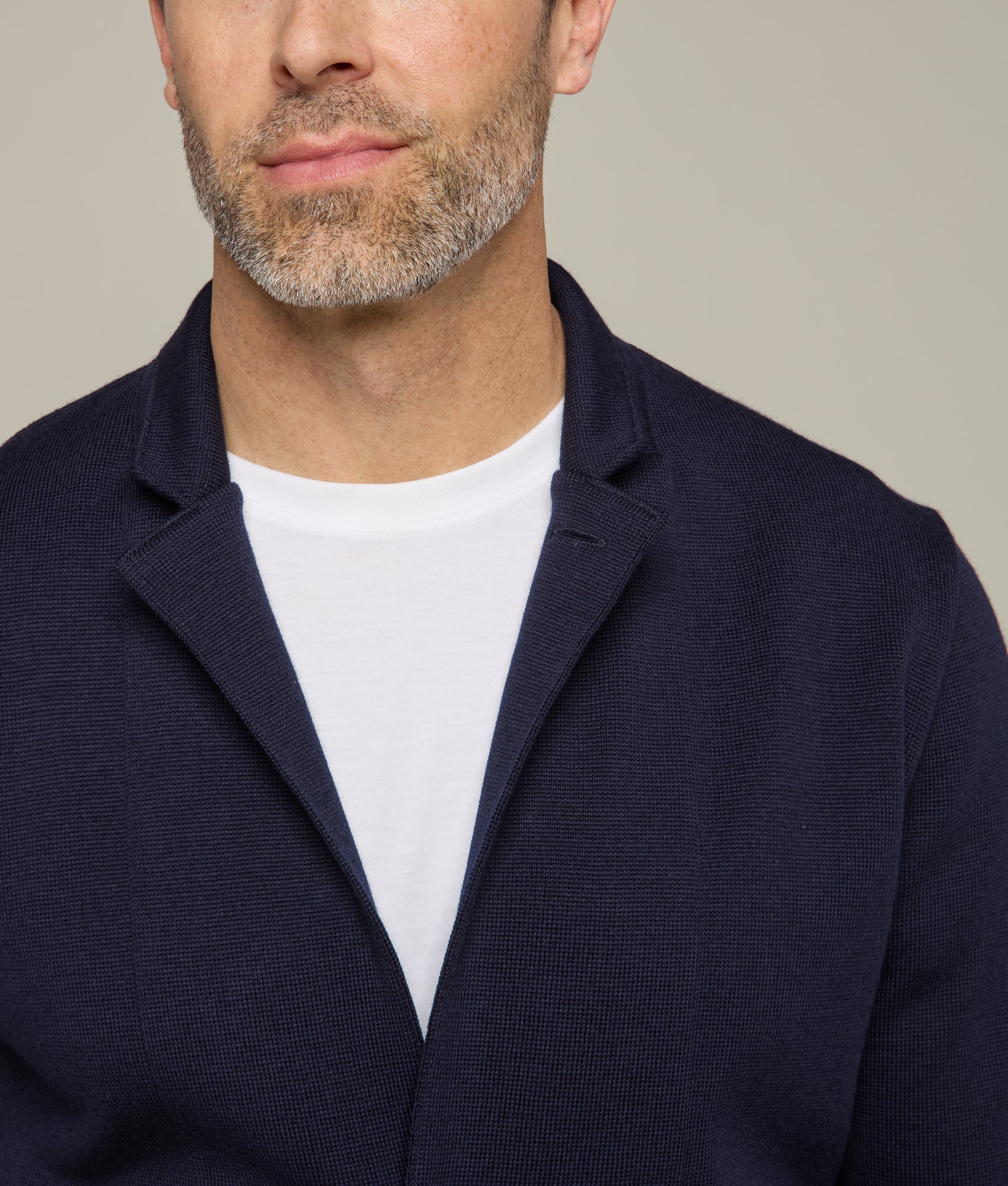 Cole Sweater Jacket :: Navy - Image 6