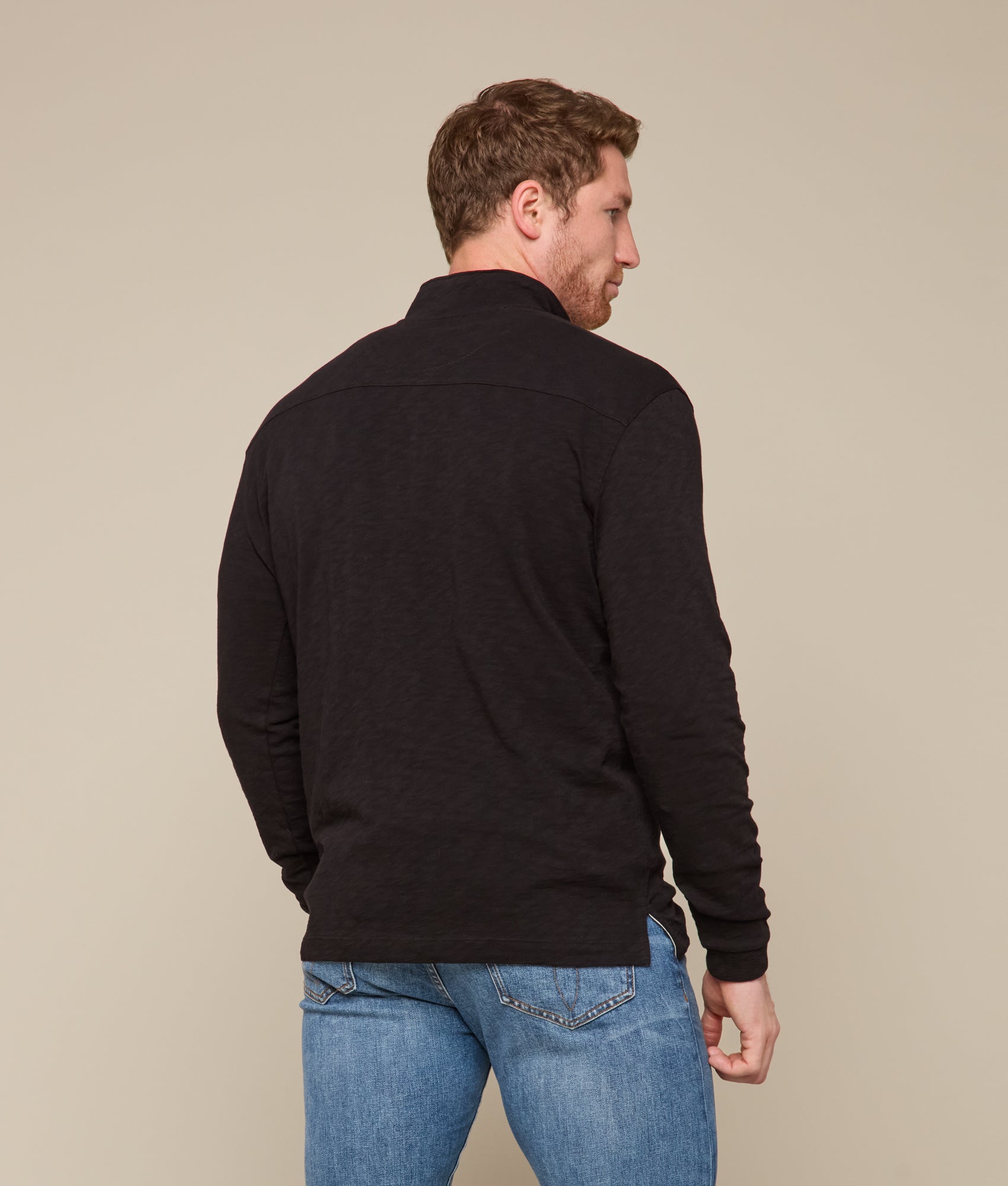 Lucchese x Dallas Cowboys Quarter Zip :: Black - Image 5