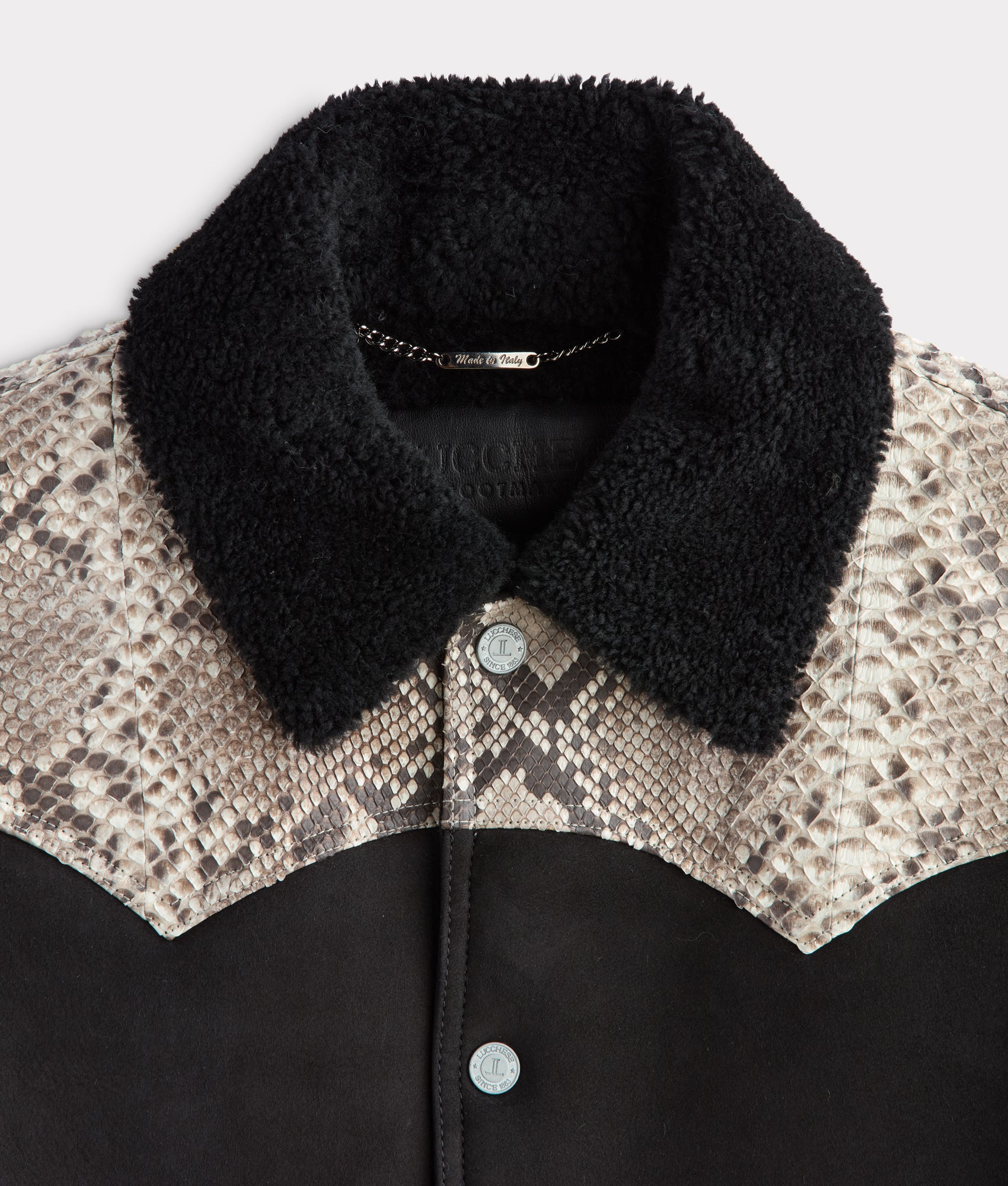 Dustin Exotic Vest :: Charcoal - Image 9