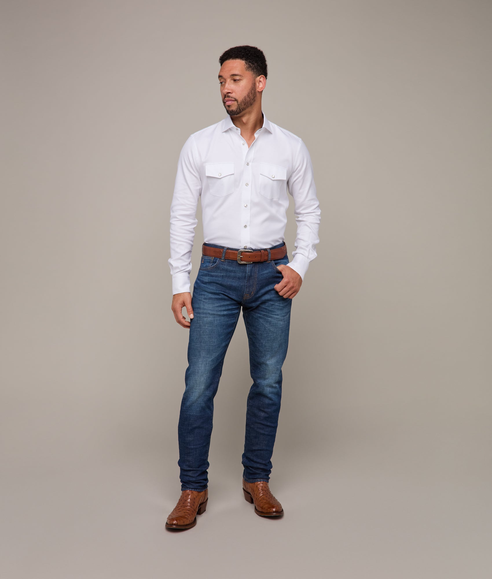 Jesse Men's Slim Straight Jean :: Mirage - Image 2