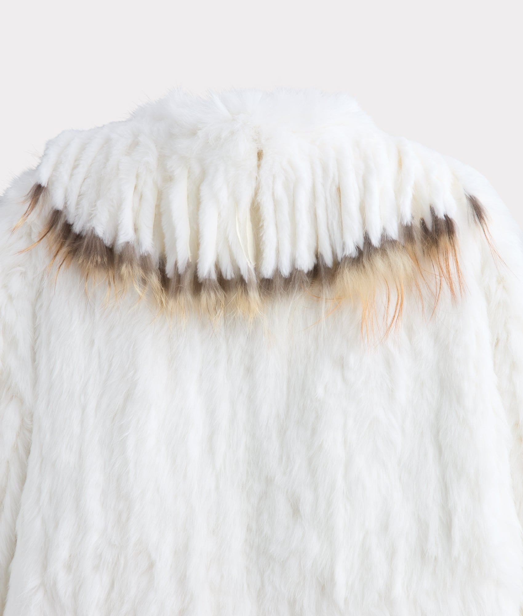 Francis Fur Fringe Jacket :: White - Image 5