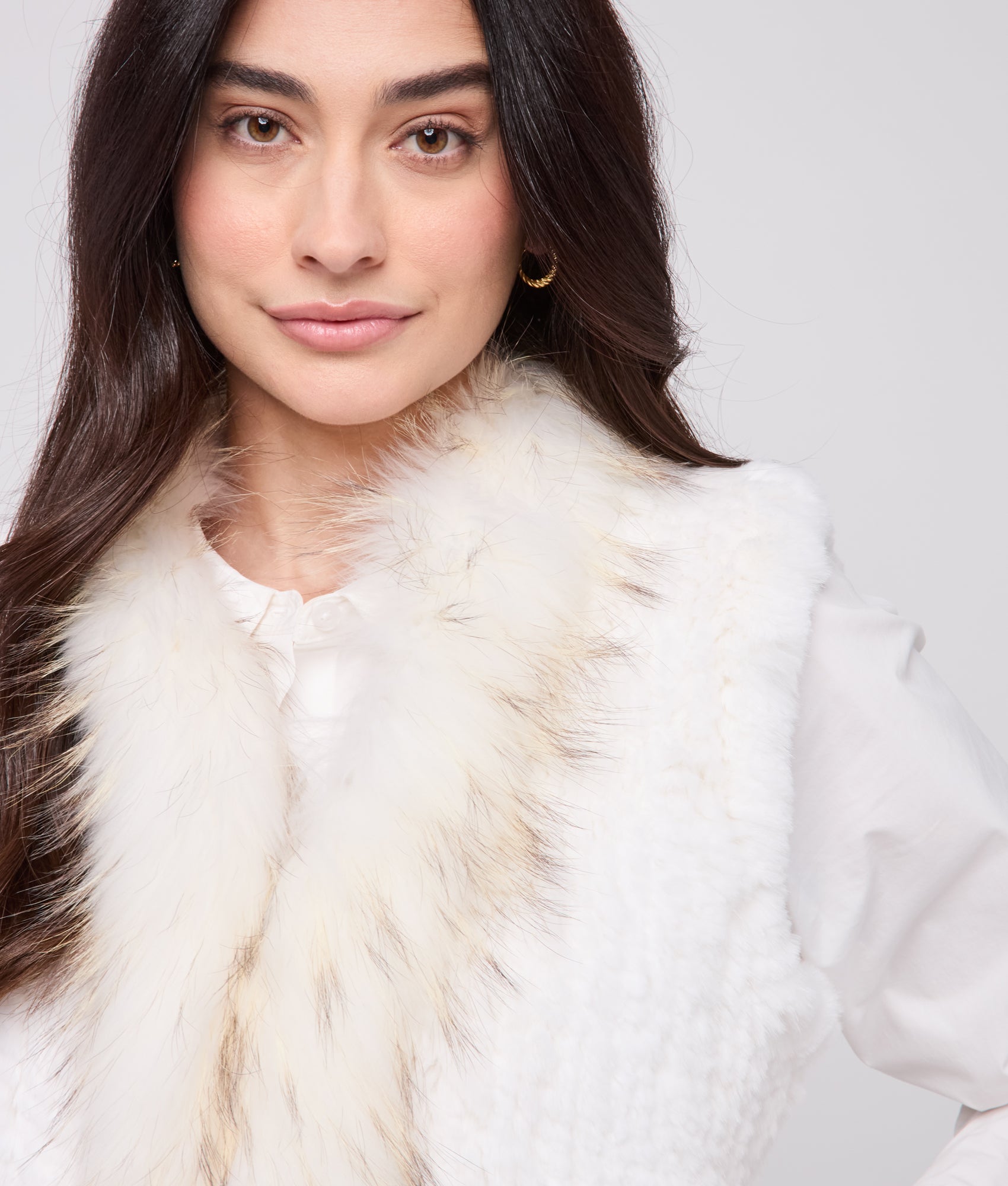 Elysian Fur Vest :: White - Image 6