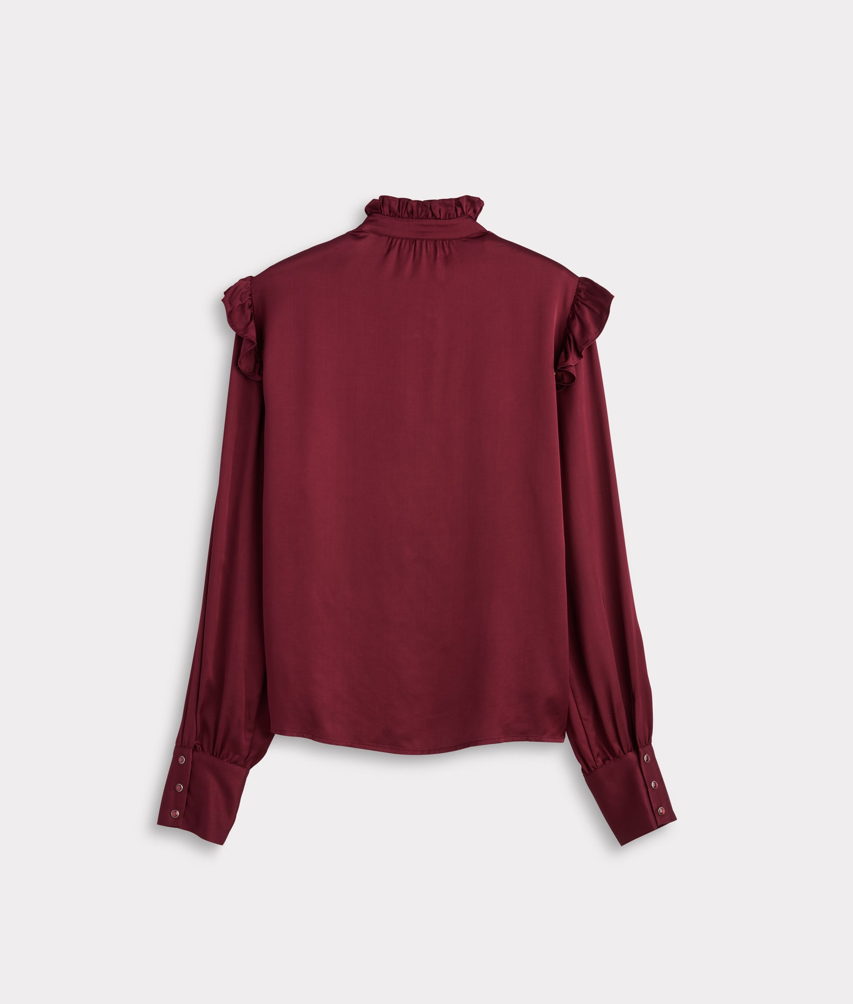 Lourdes Blouse :: Black Cherry - Image 9
