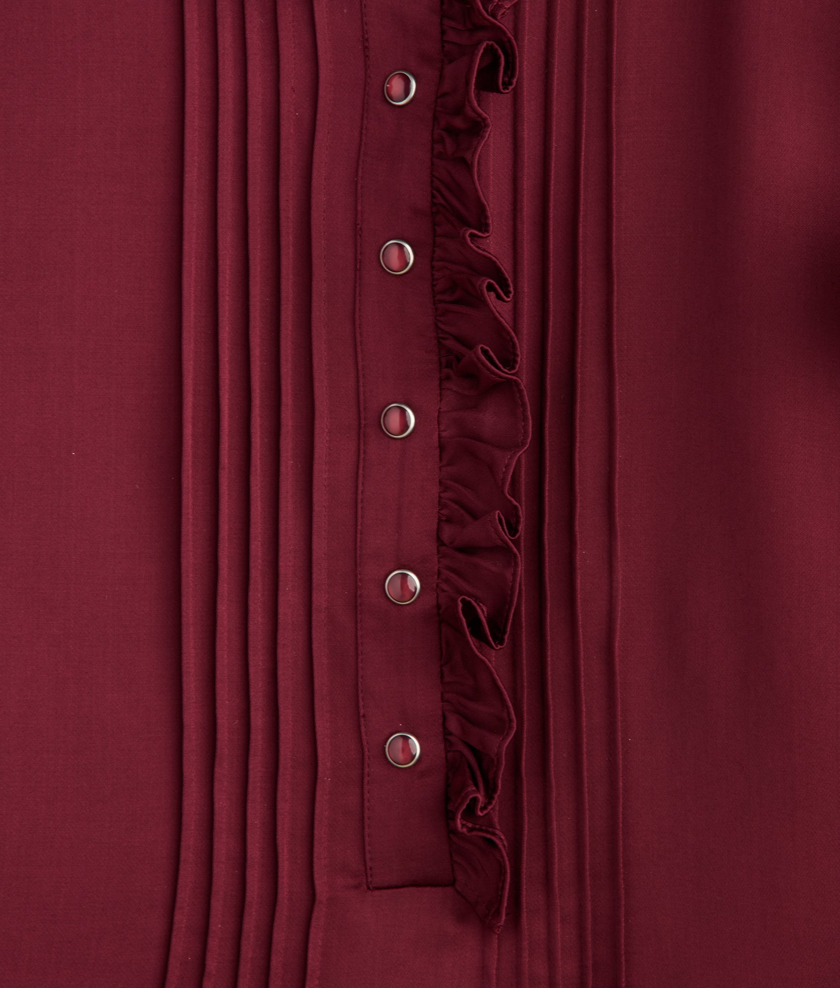 Lourdes Blouse :: Black Cherry - Image 13