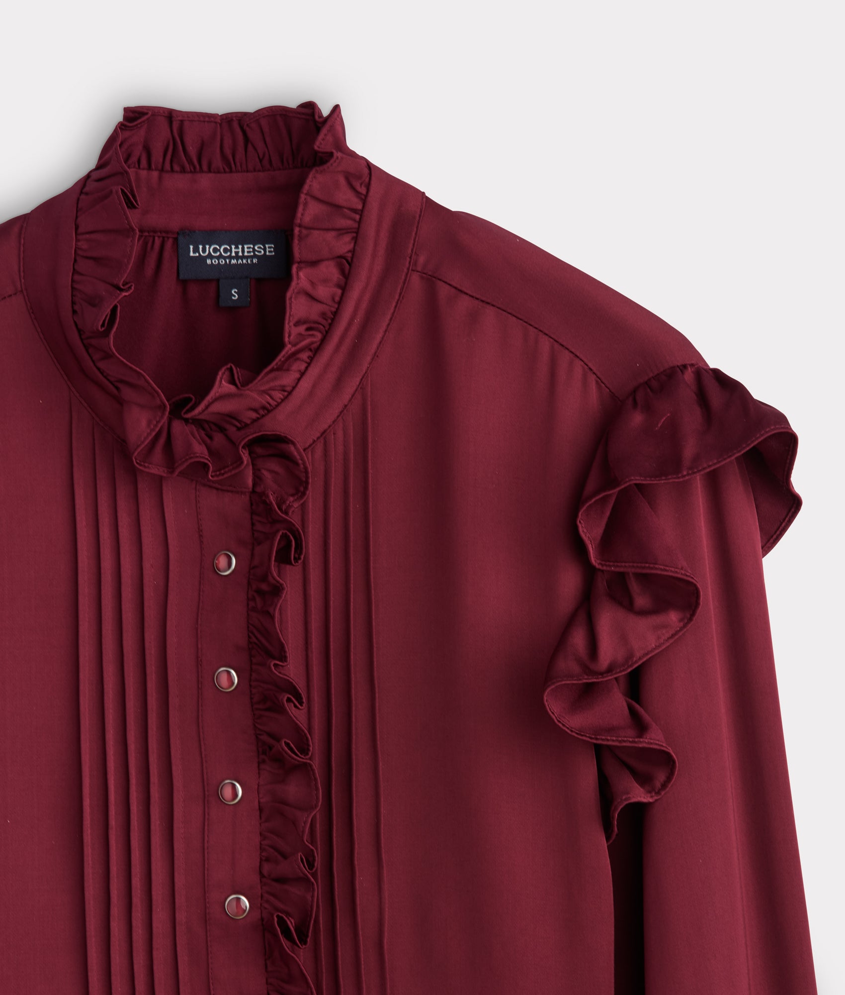 Lourdes Blouse :: Black Cherry - Image 10
