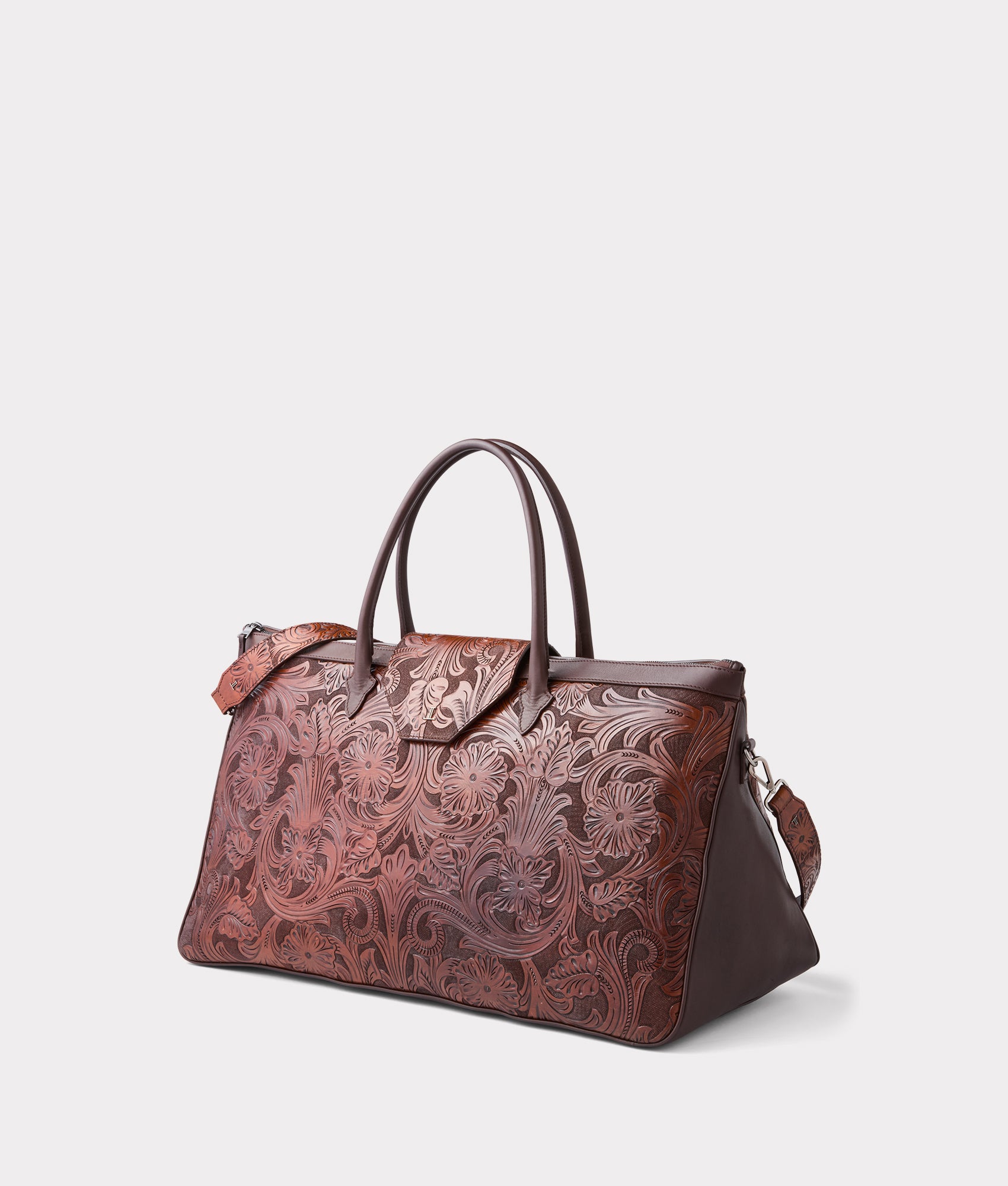 Intagliare Weekender Bag :: Congac - Image 6