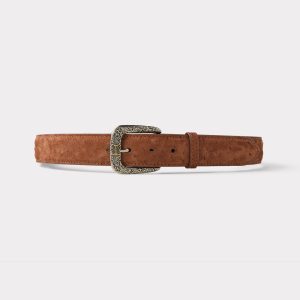 Straight Shooter Belt :: Tobacco