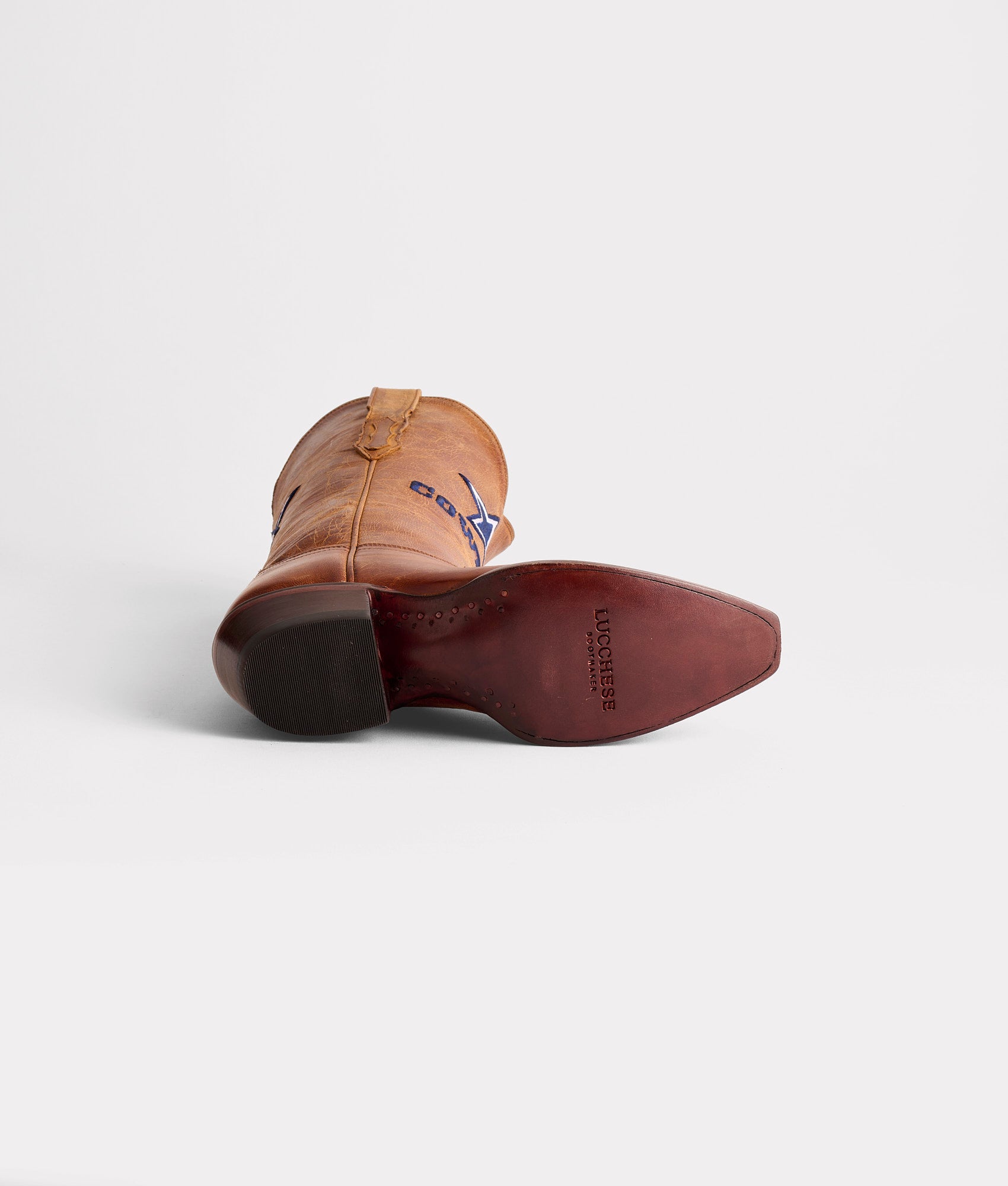 Women's Lucchese x Dallas Cowboys Victory :: Tan - Image 8