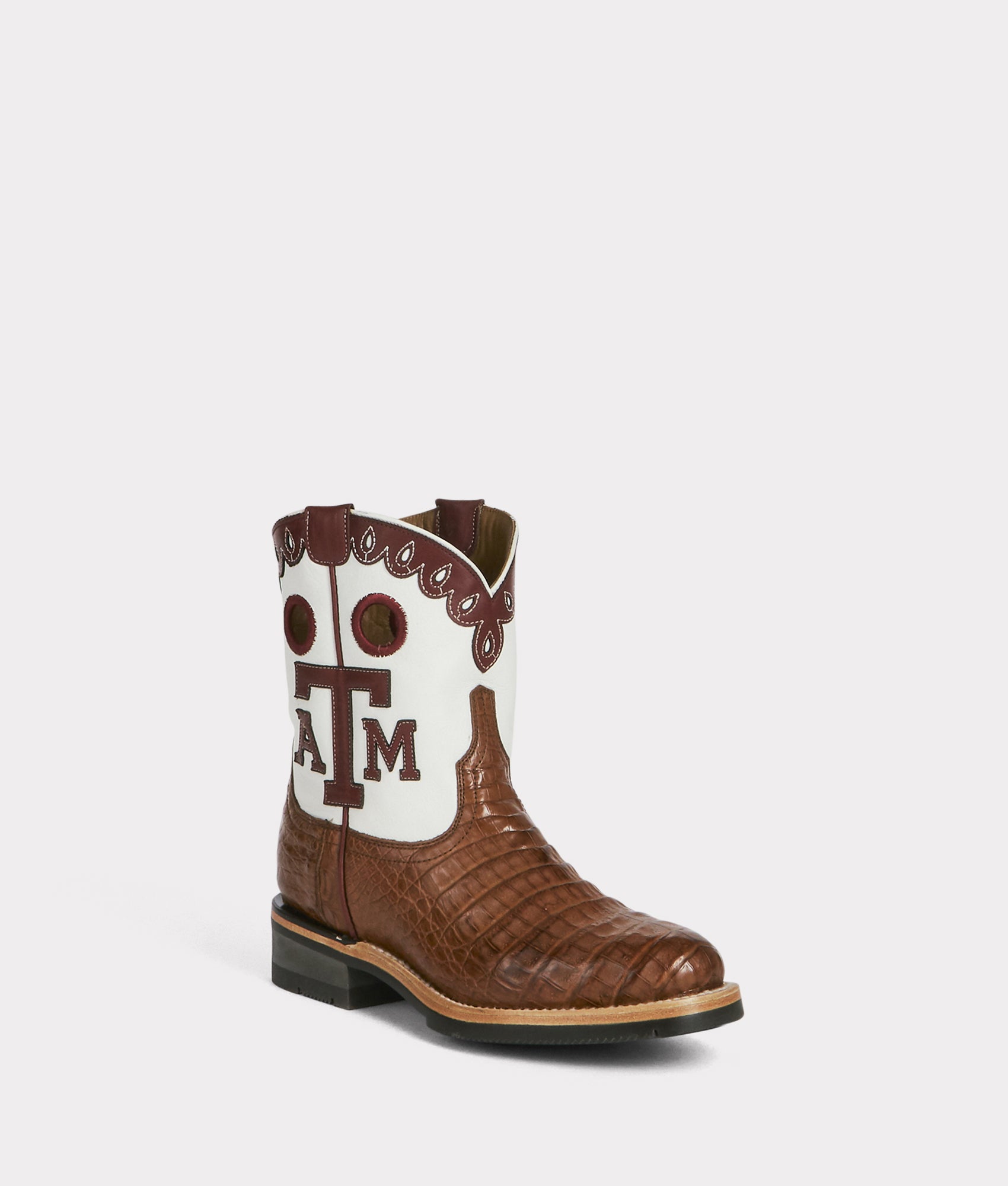 Women's A&M Exotic Barn Boot :: Sienna - Image 5