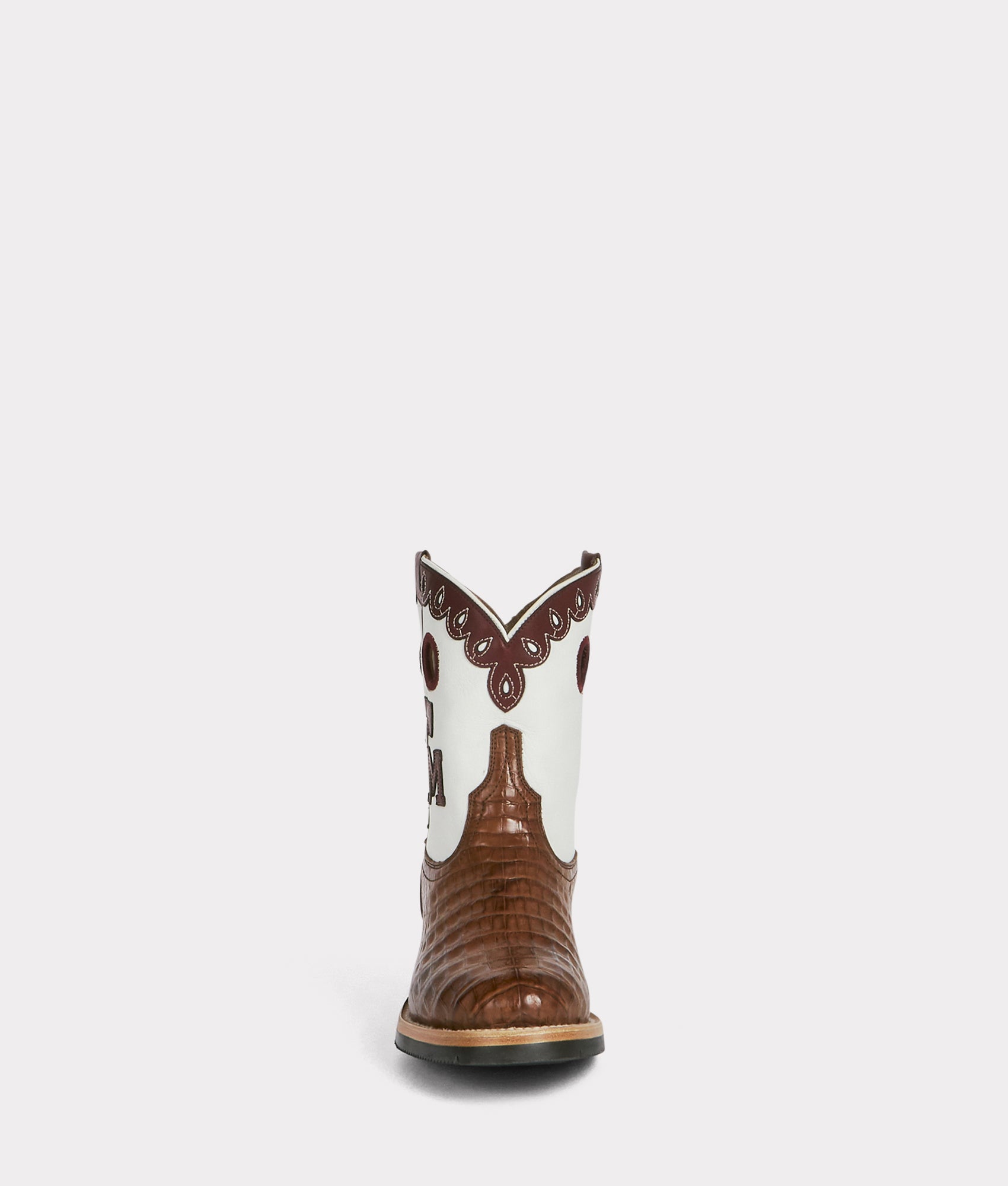 Women's A&M Exotic Barn Boot :: Sienna - Image 3