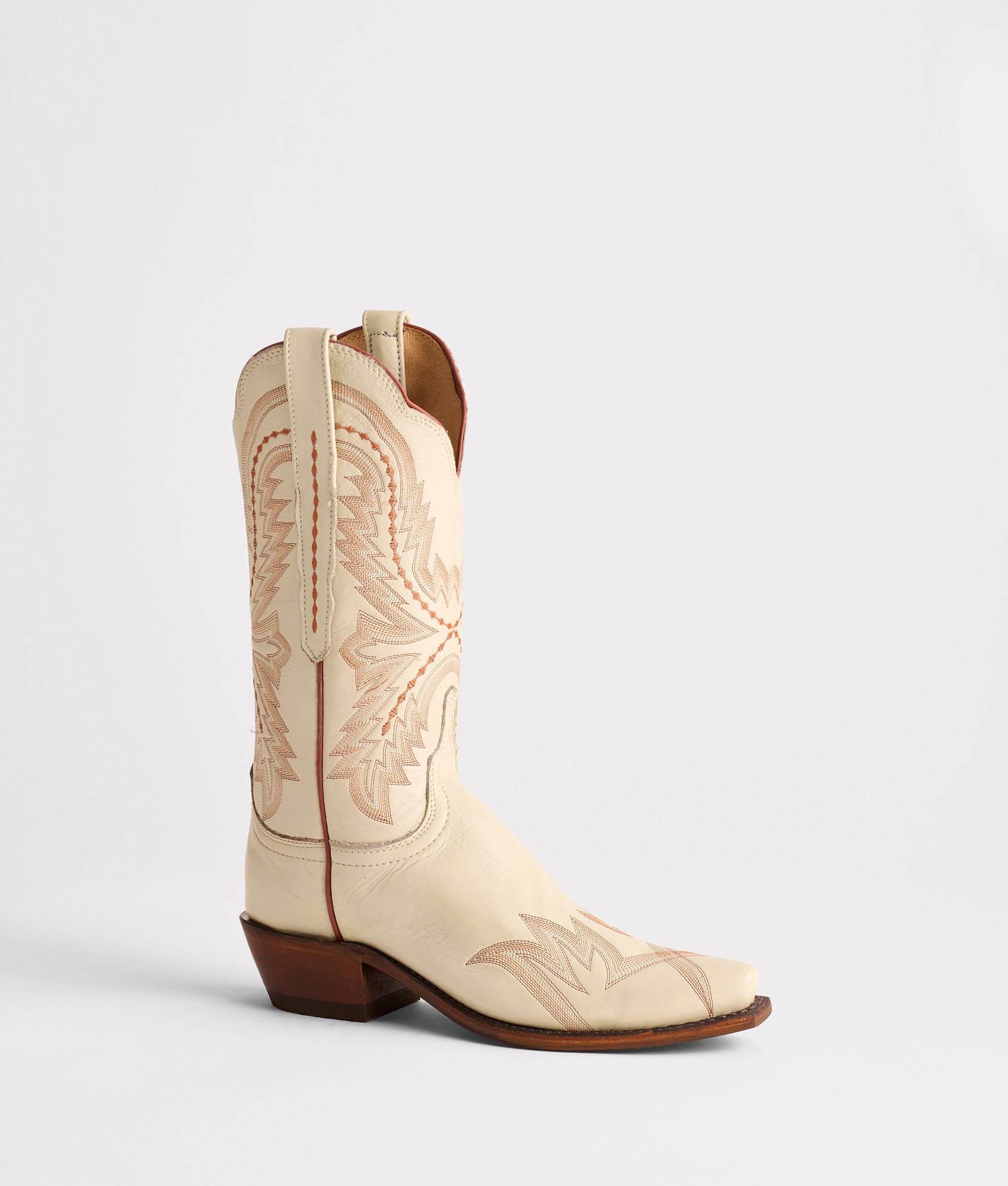 Tilly :: Glitz Cream W/ Burnt Orange Stitching - Image 5