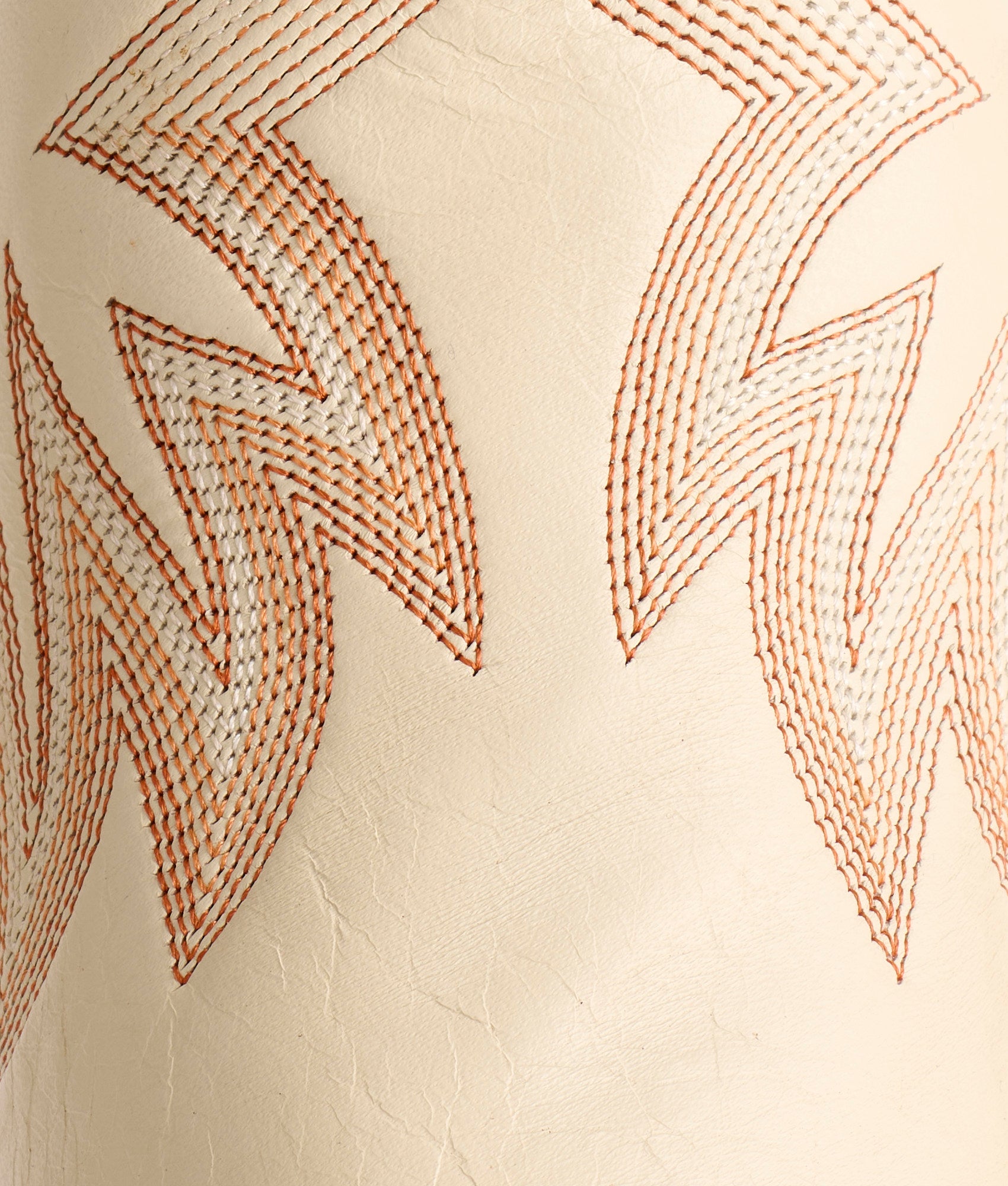 Tilly :: Glitz Cream W/ Burnt Orange Stitching - Image 8