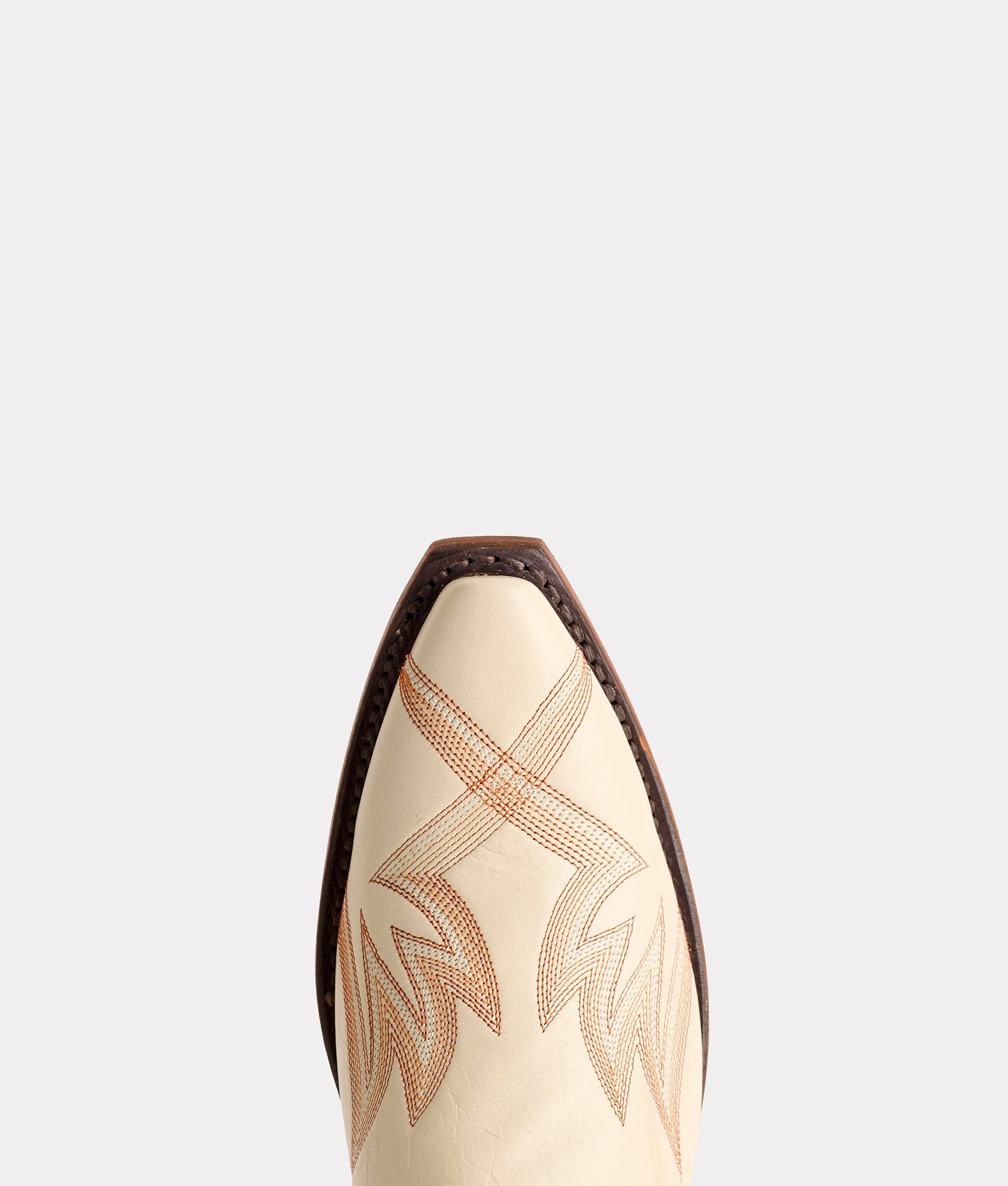 Tilly :: Glitz Cream W/ Burnt Orange Stitching - Image 7