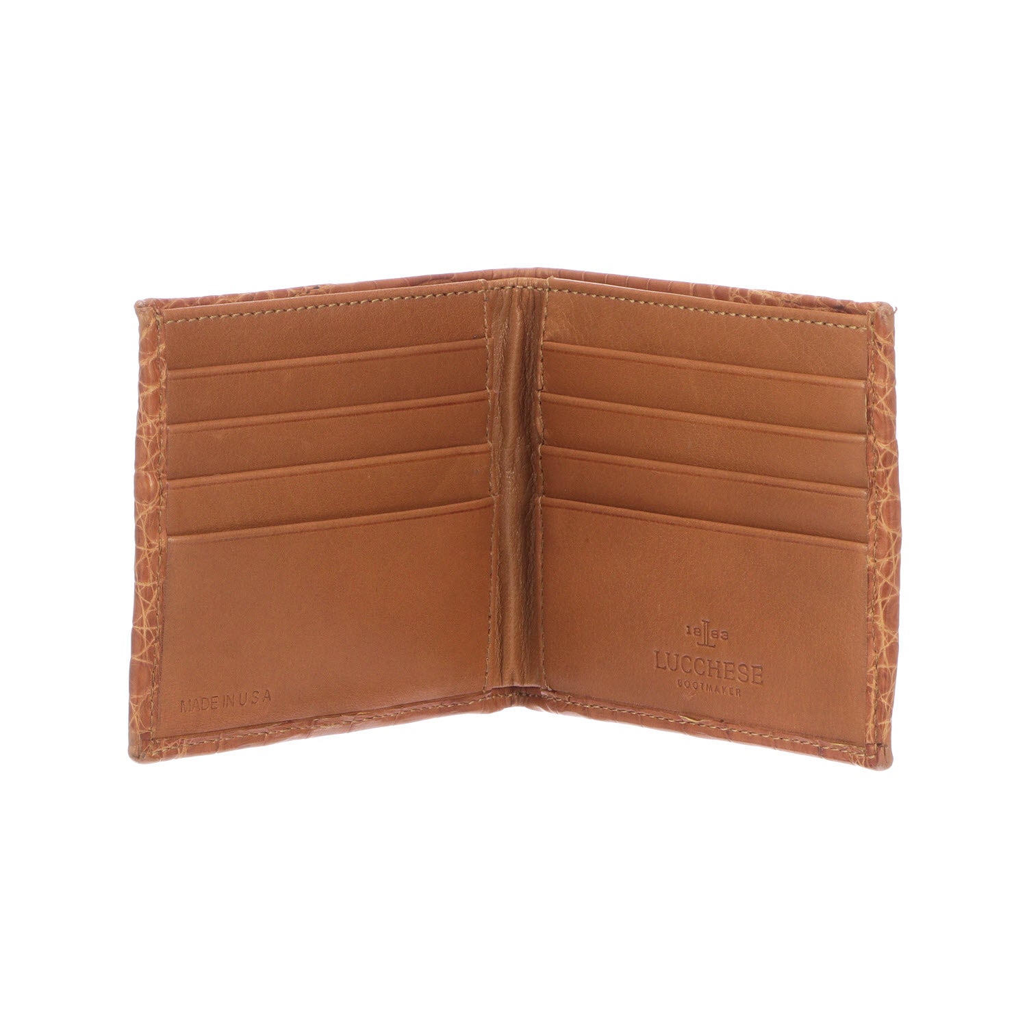 Hipster Wallet ?C Crocodile :: Cognac - Image 2