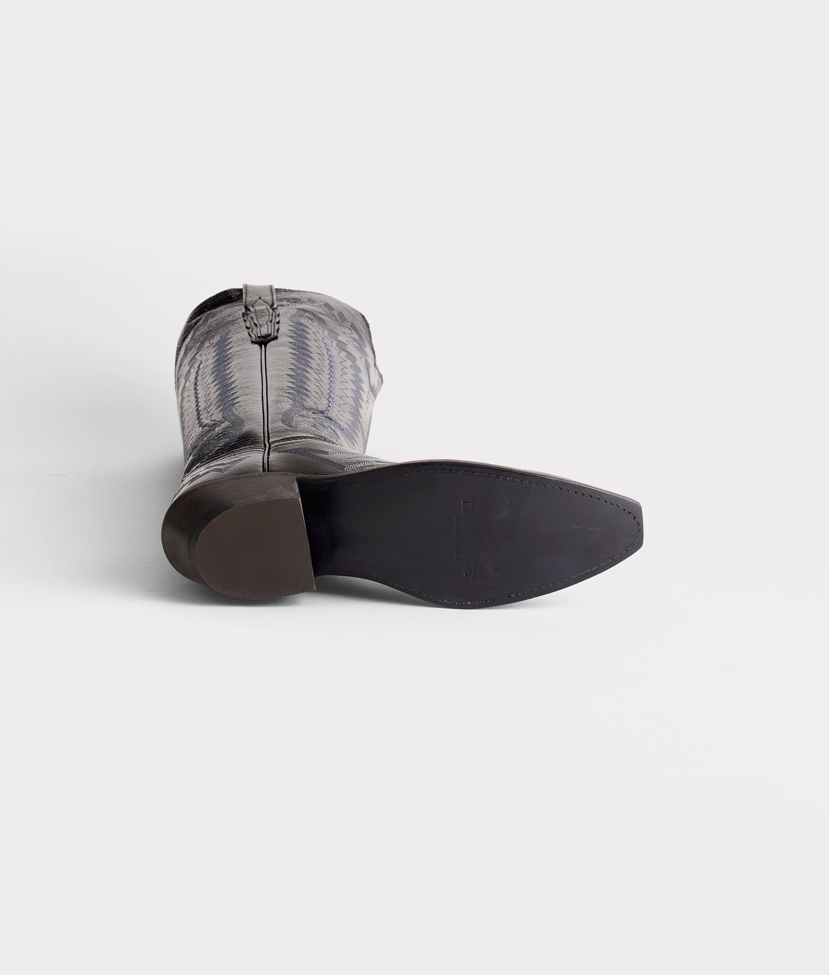 Priscilla :: Crinkle Patent Black - Image 6