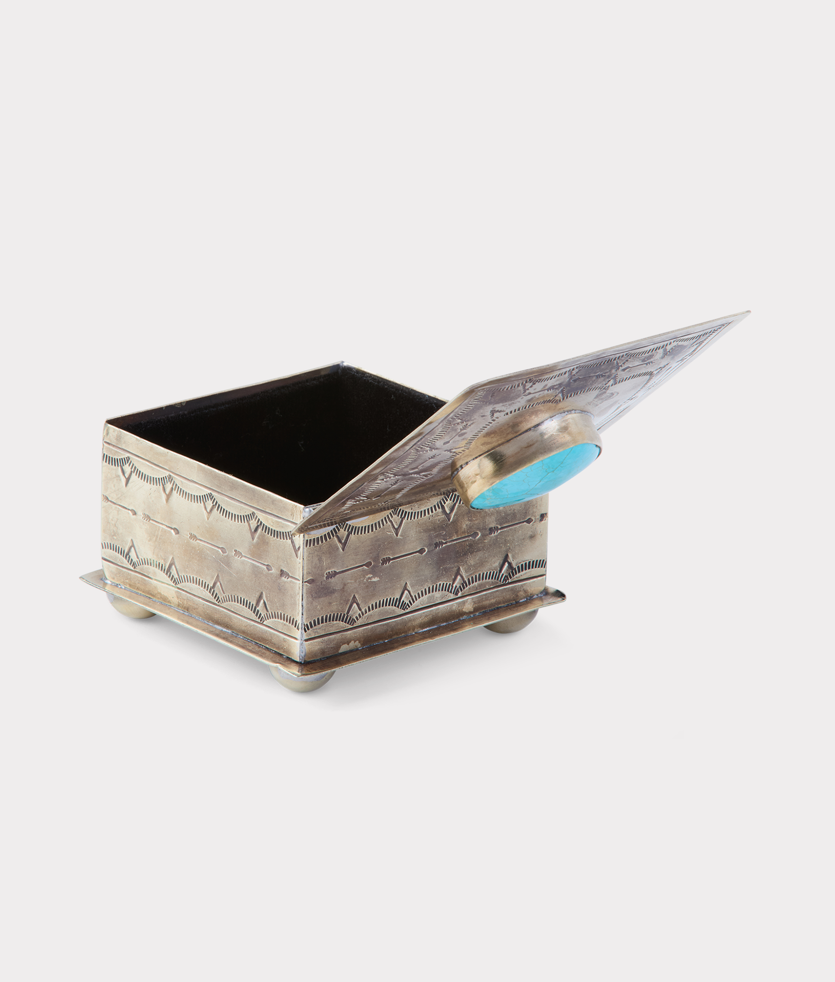 Southwestern Heart Box :: Silver - Image 5