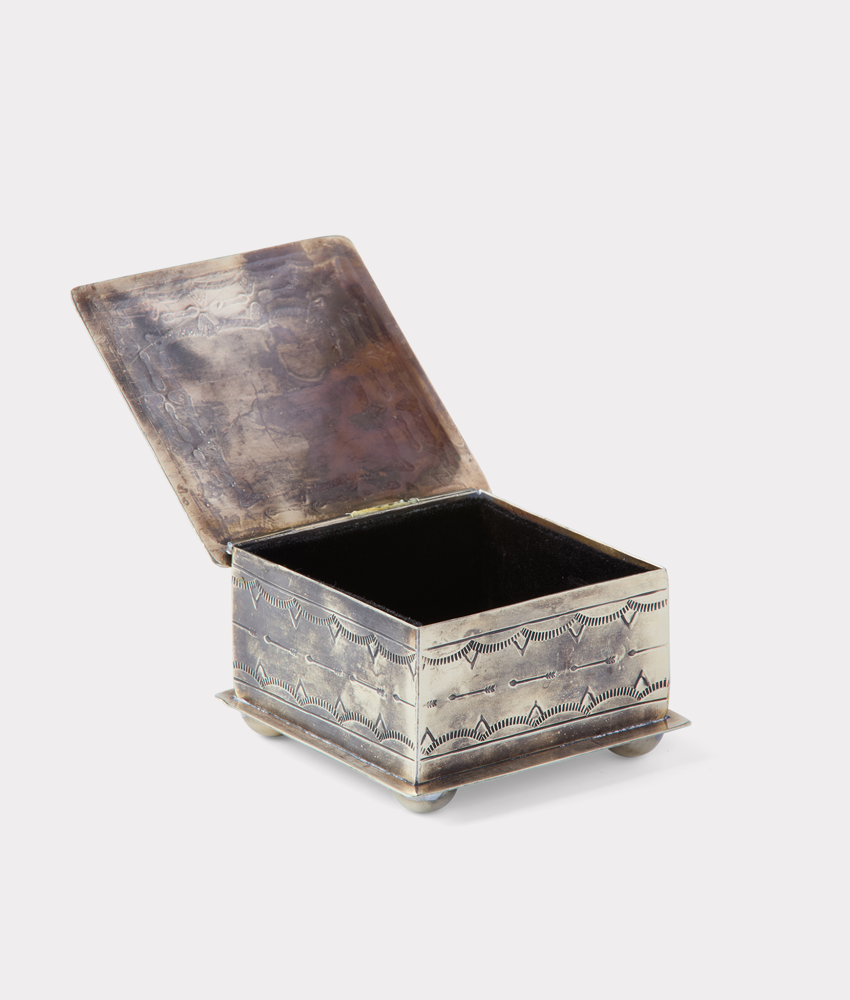 Southwestern Heart Box :: Silver - Image 4