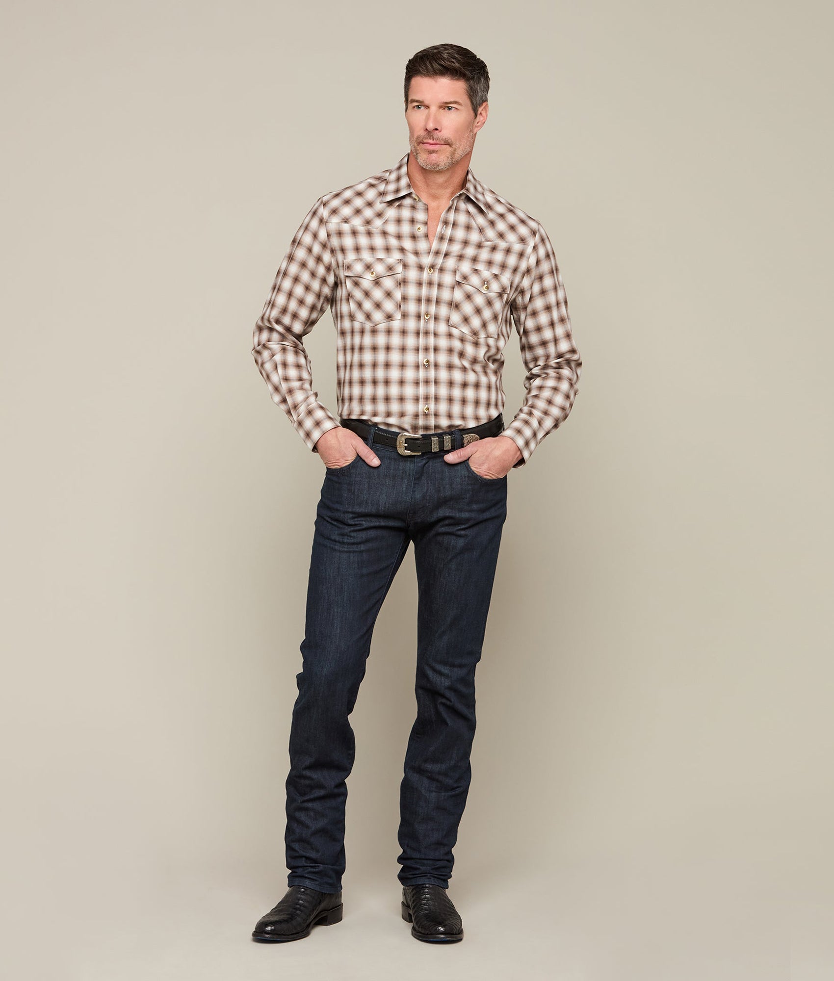 Smooth Goat Tapered :: Black - Image 4